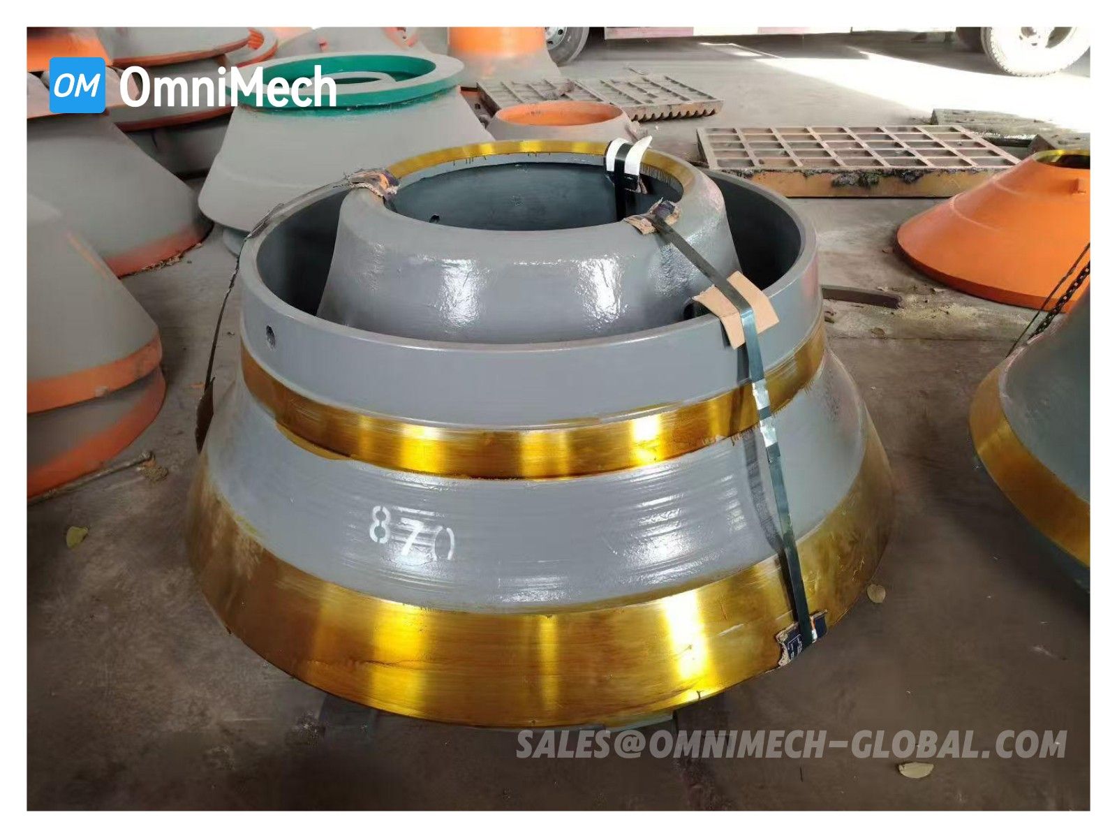 Cóncava de cono - Mn18Cr2 para HP200 HP300