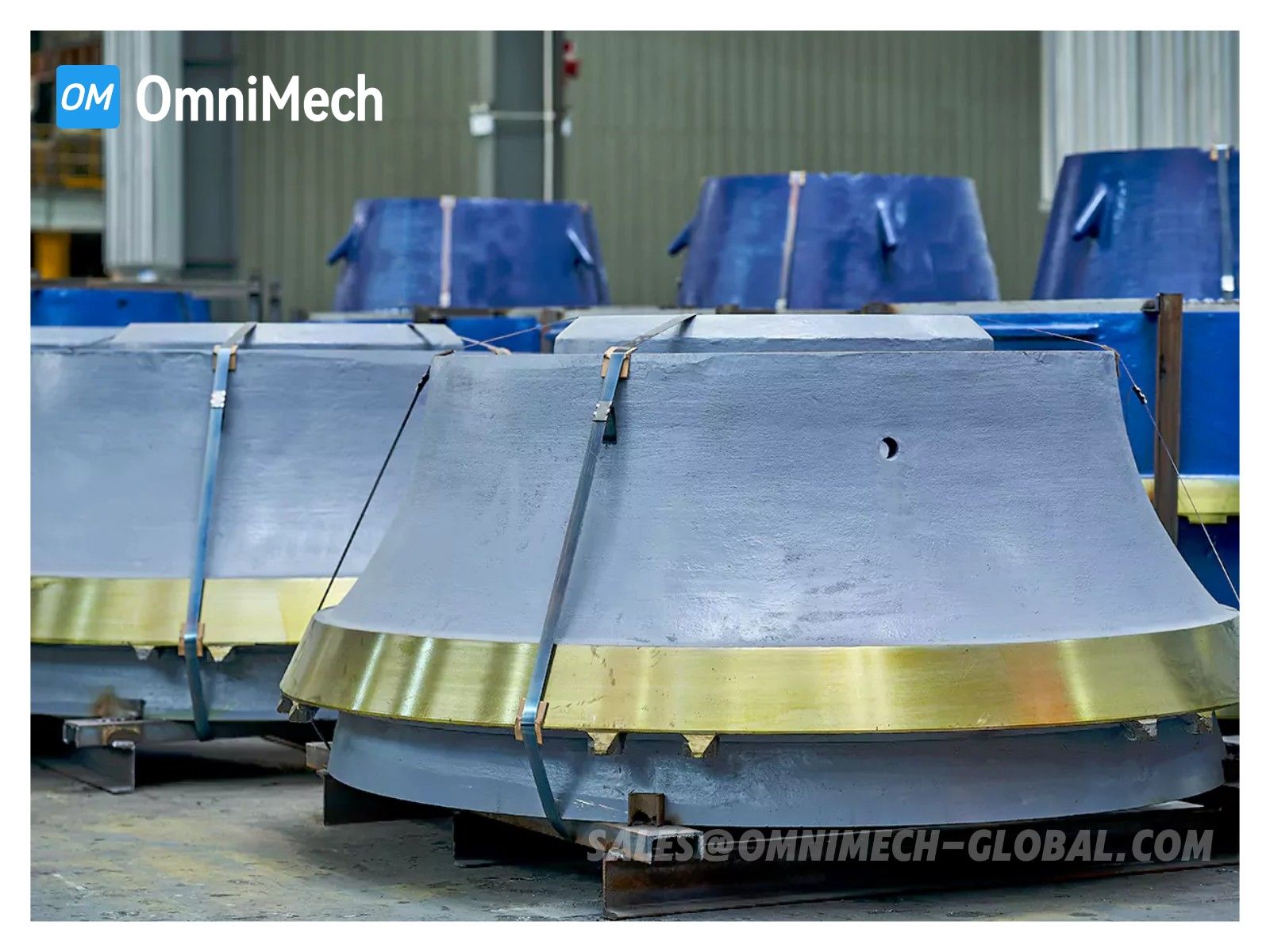 Piezas de desgaste trituradora de cono Metso - Manto, cóncava para HP200 HP300 HP400 HP500