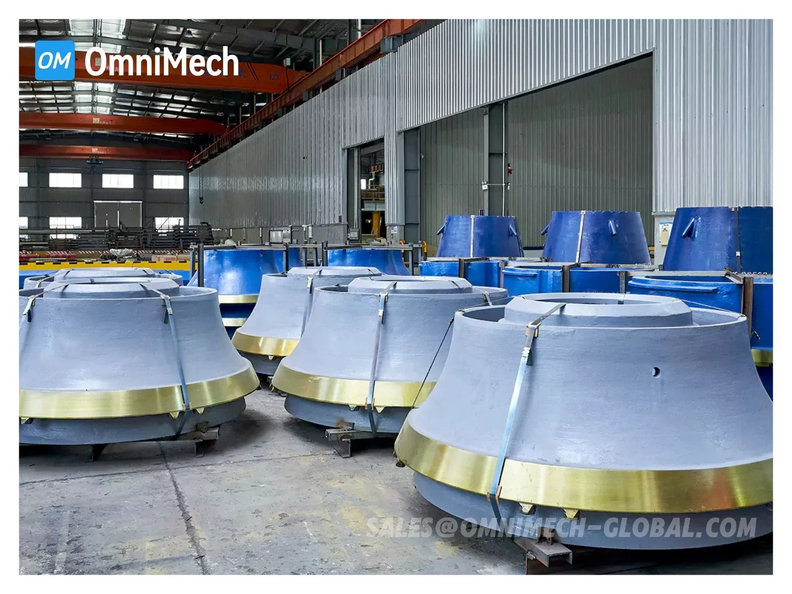 Crusher wear parts manufacturing facility