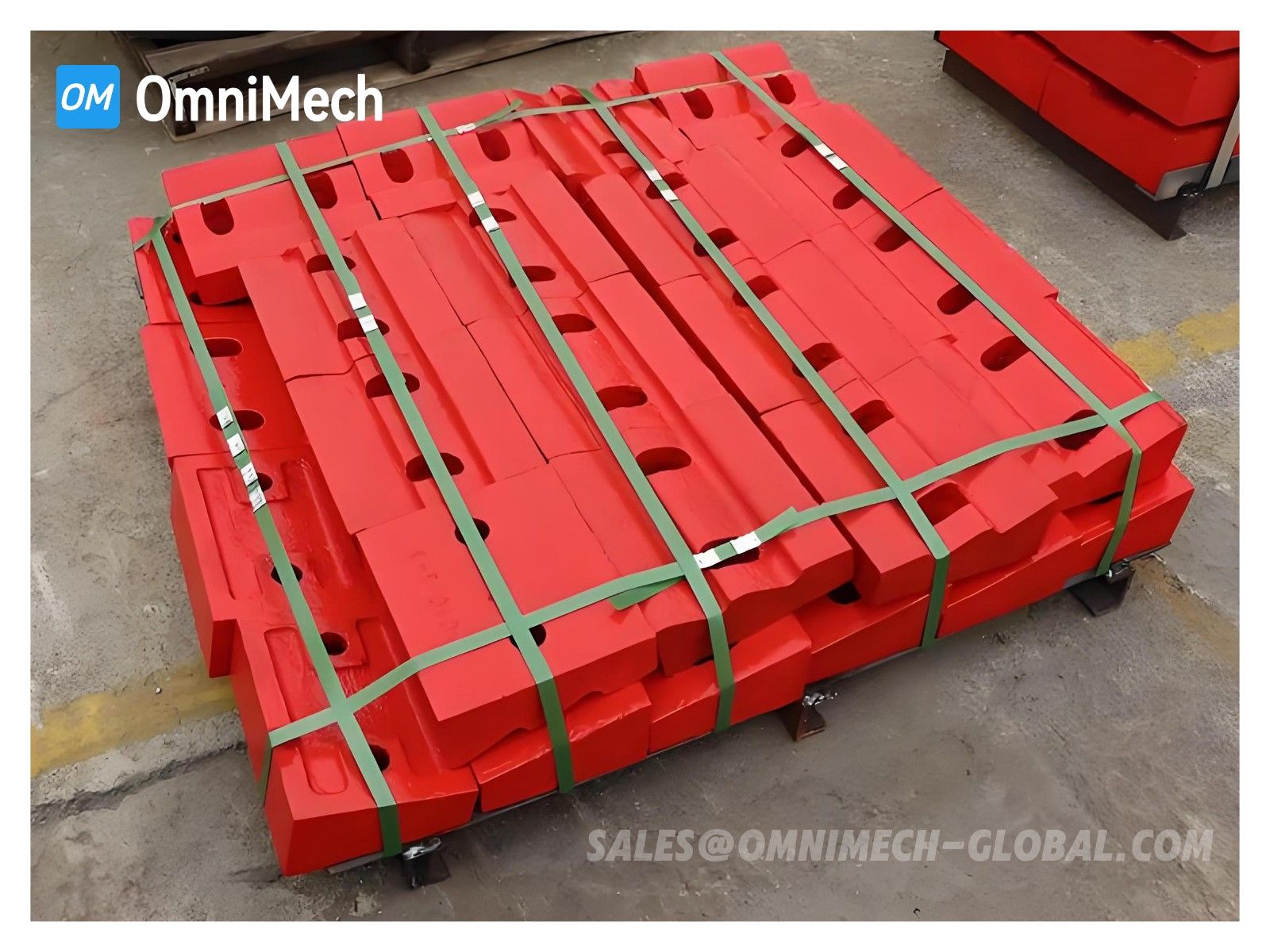 Pelat impact - Mn18Cr2 untuk NP1110 NP1213