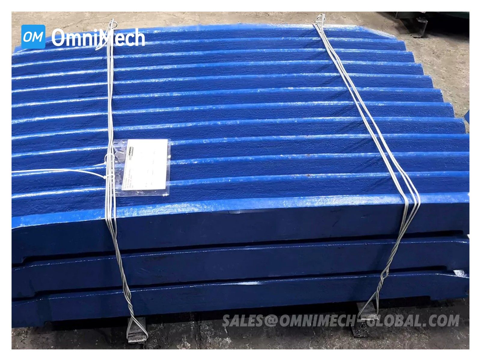 Swing Jaw Plate - Mn18Cr2 for C96 C106