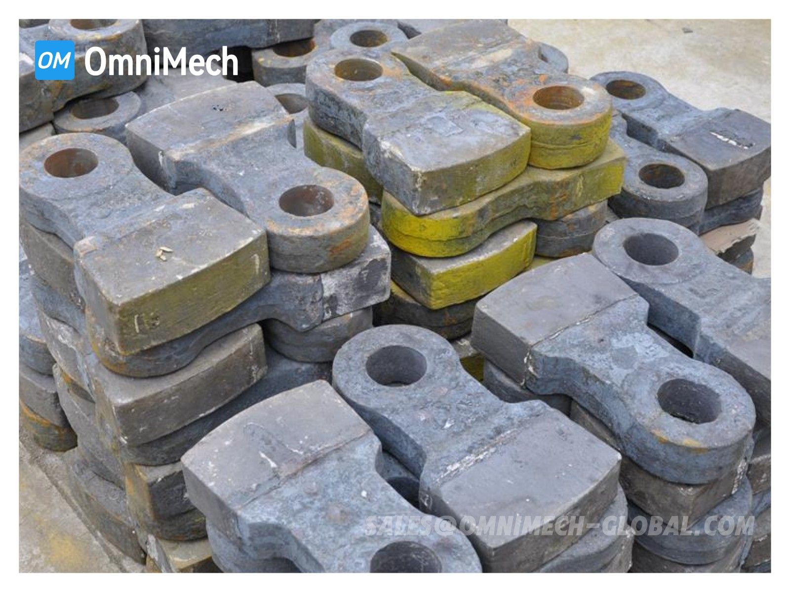 Custom hammer head - Bi-metal composite casting