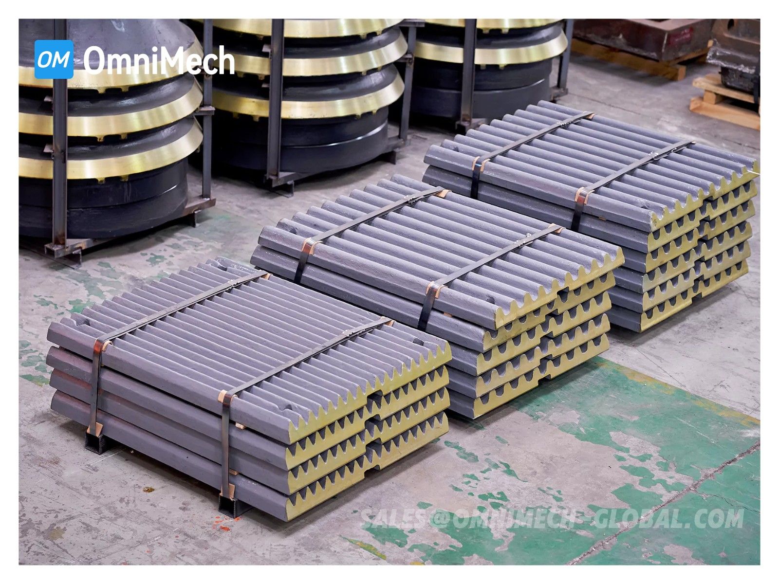 Custom jaw plate - High manganese steel Mn18Cr2