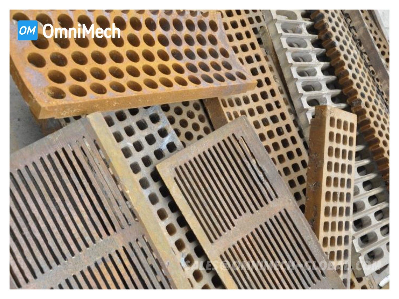 Custom screen deck - PU/rubber flexible screening surface